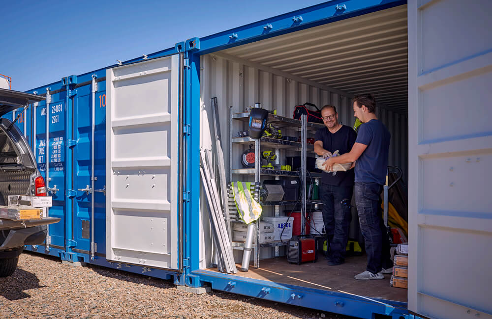 Storebox business storage facility interior